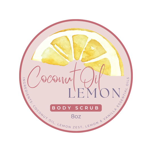 Coconut Oil Lemon Body Scrub