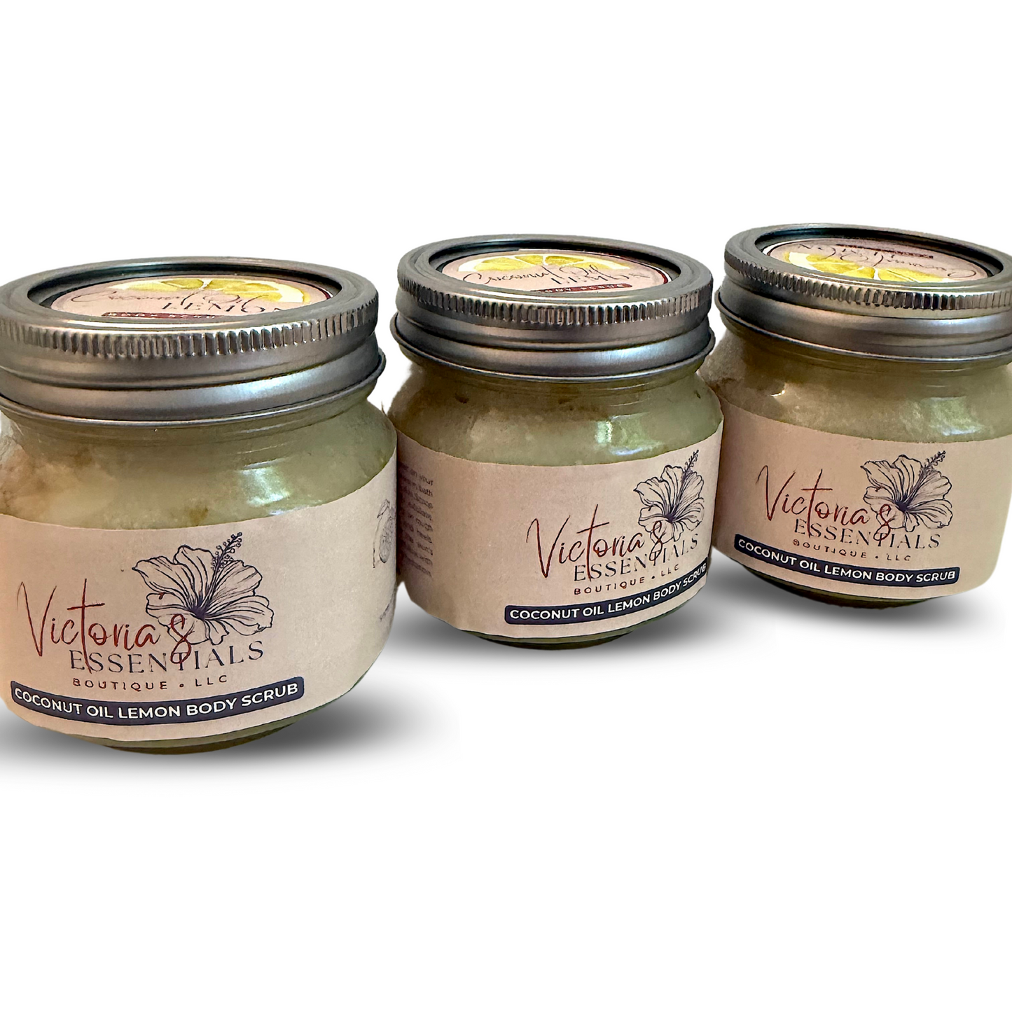 Coconut Oil Lemon Body Scrub