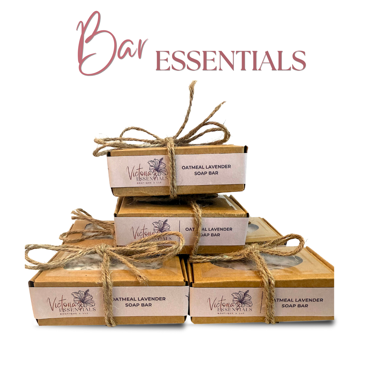 Oatmeal Lavender Soap Bars Product Stacked 