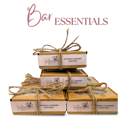 Oatmeal Lavender Soap Bars Product Stacked 